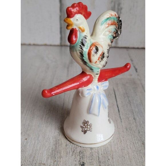 Vintage Chase‎ Japan rooster Bell farm animal decor - Picture 10 of 11